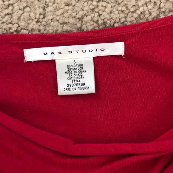 Max Studio Red Knit Dress size S - Picture 2 of 6